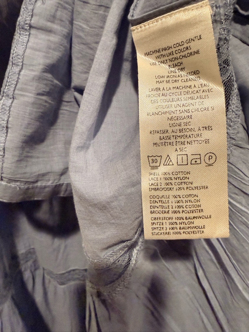 NWT!! Free People Boho Western Cotton Keepsake Maxi Top/Dress!! - Picture 6 of 7